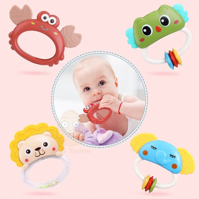 Bahkro: Rotating Sensory Hang Toy with Night Projector for Babies