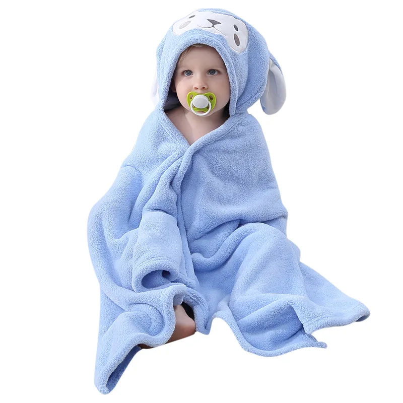 Bubbli: Snuggly Hooded Towel (Cloak) for Babies and Toddlers