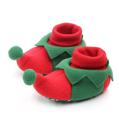 XmasFeet: Adorable and Cozy Christmas-Themed Baby Winter Shoes