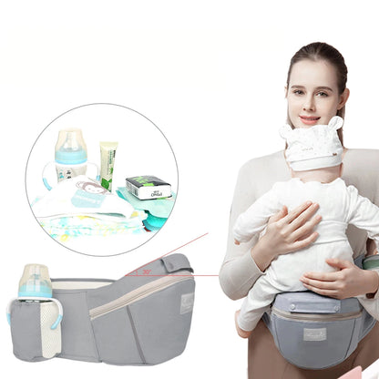 Snugara: Ergonomic Baby Carrier with Waist Section & Storage