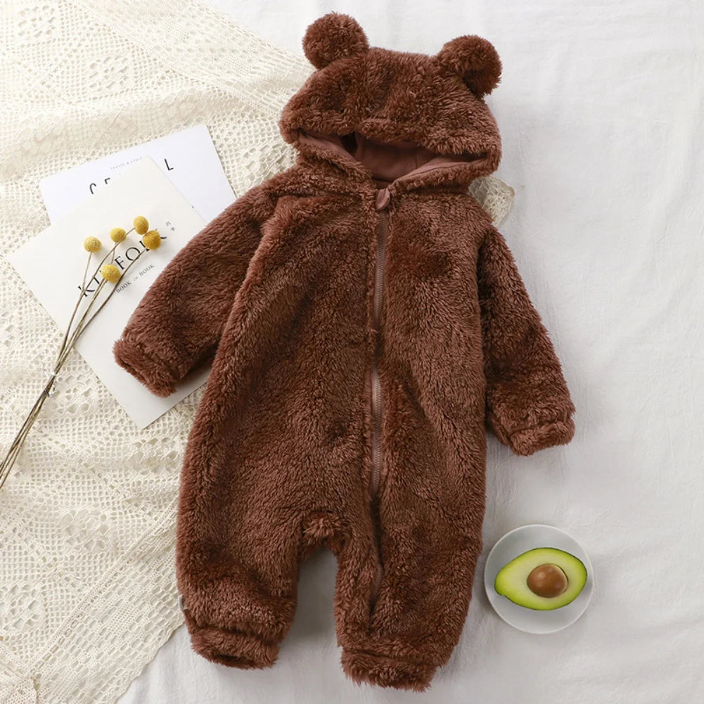 Bearry: Adorable, Cozy Rompers with Hooded Ear Detail