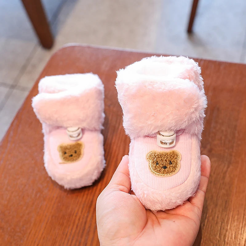 Woudz: Adorable and Cozy Baby Winter Boots with Animal Patch