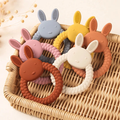 Bunny & Panda: Safe, Soothing, and Playful Teething Toy for Happy Babies