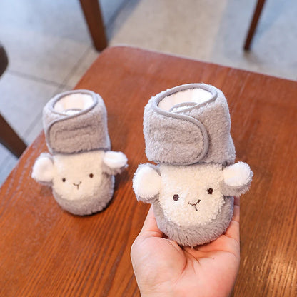 Woudz: Adorable and Cozy Baby Winter Boots with Animal Patch