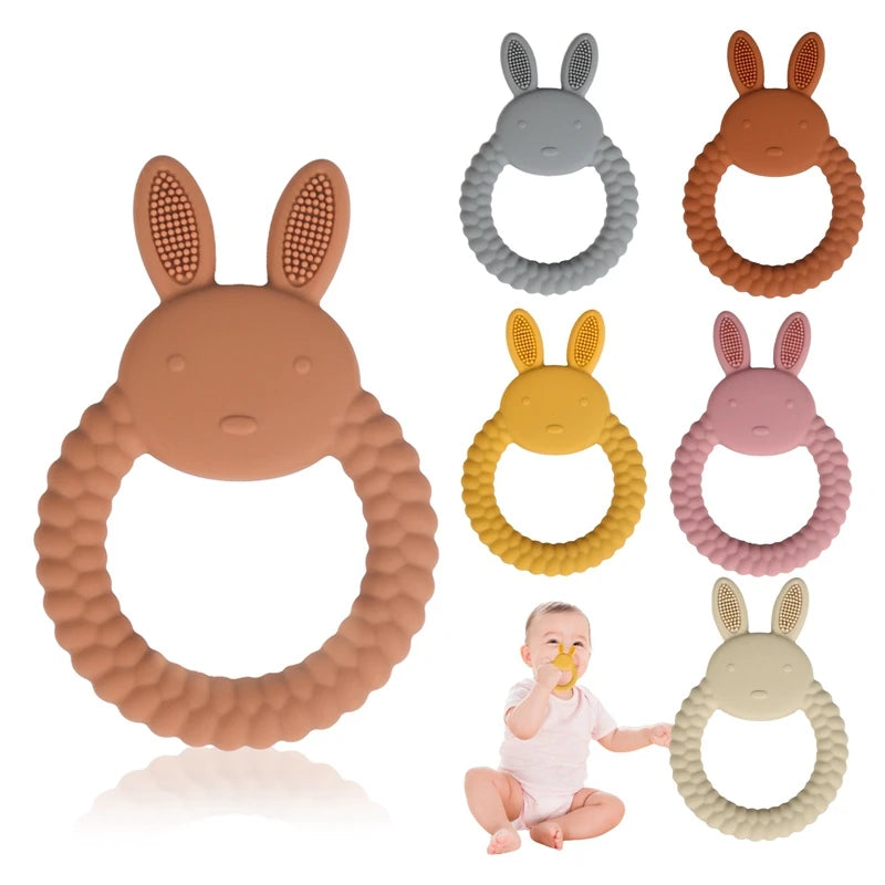 Bunny & Panda: Safe, Soothing, and Playful Teething Toy for Happy Babies