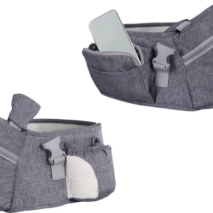 Gabezyy: Ergonomic Baby Carrier with Waist Stool & Support