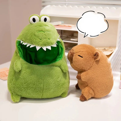 CappieFroakie: Adorable Capybara and Frog Plush Duo