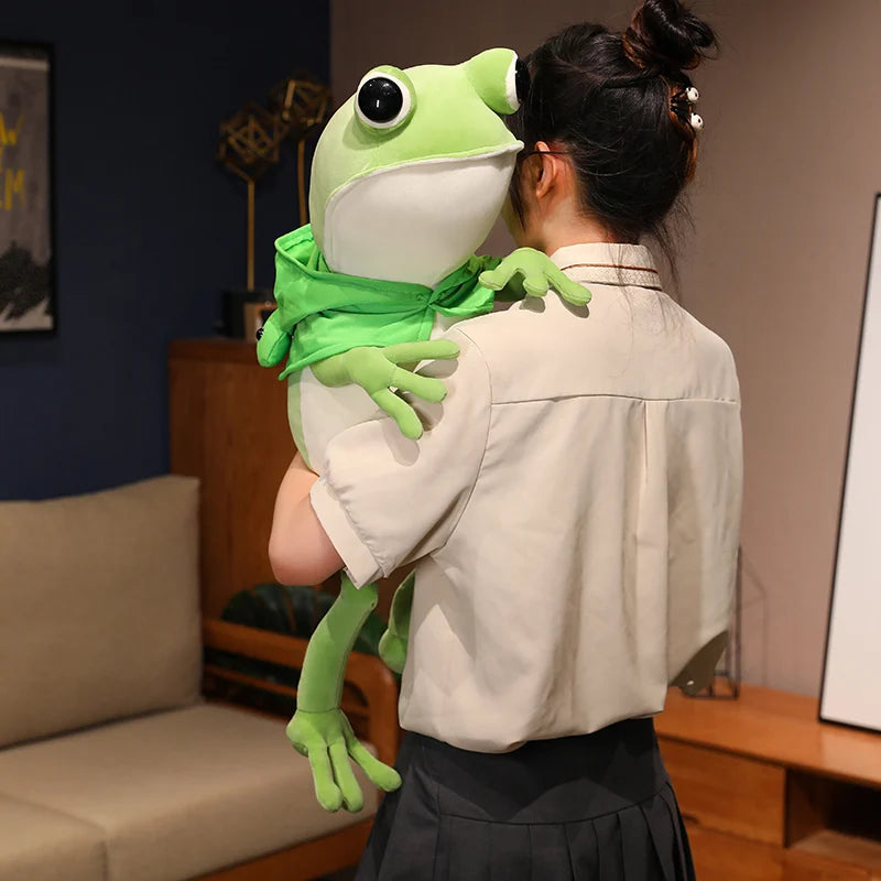 Froggie: Comforting Frog Plush for Growing Toddlers