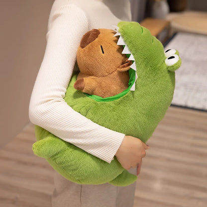 CappieFroakie: Adorable Capybara and Frog Plush Duo