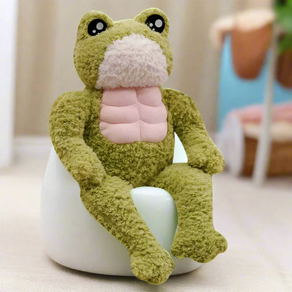 Croaki: Playful Frog with Muscle Plush for Happy Baby Smiles