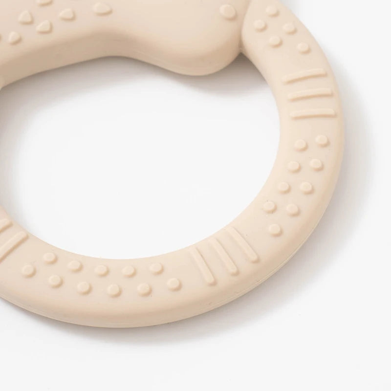 Dinnox: Dinosaur-Themed Silicone Teething Ring to Soothe and Entertain Babies