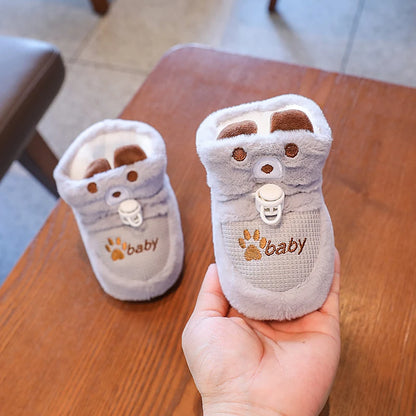 Woudz: Adorable and Cozy Baby Winter Boots with Animal Patch