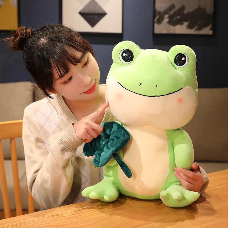 Lympo: Comforting Frog Plush for Growing Toddlers