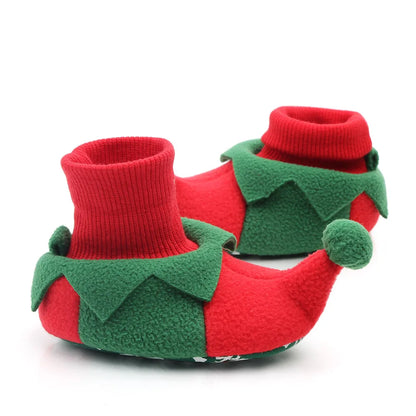 XmasFeet: Adorable and Cozy Christmas-Themed Baby Winter Shoes