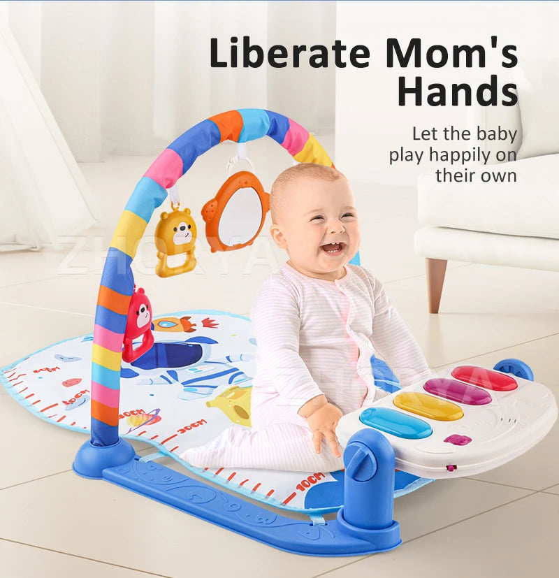 Crawlio : Luxurious Baby Playmat for Tummy Time, Sitting, and Skill Development