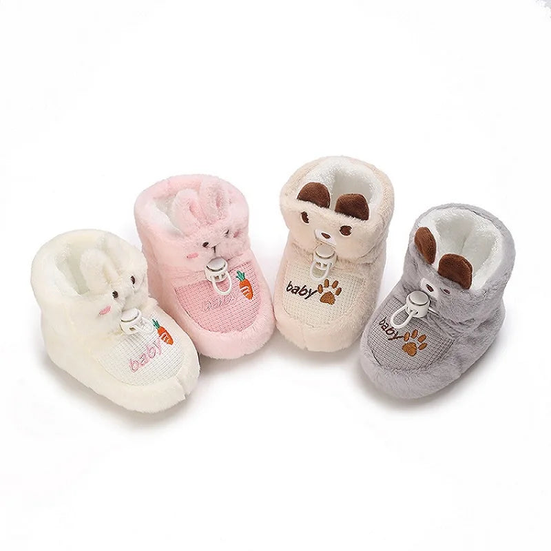 Woudz: Adorable and Cozy Baby Winter Boots with Animal Patch