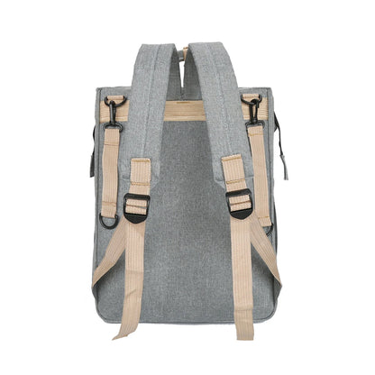 Parenzo: Multi-Function Diaper Bag and Baby Crib