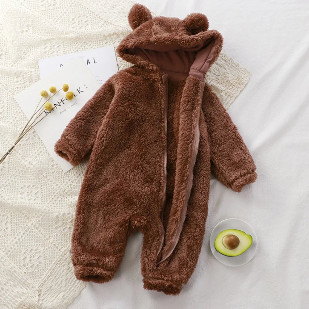 Bearry: Adorable, Cozy Rompers with Hooded Ear Detail