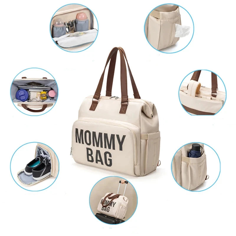 Kiddio: Premium 3-Piece Diaper Bag Set for Mothers