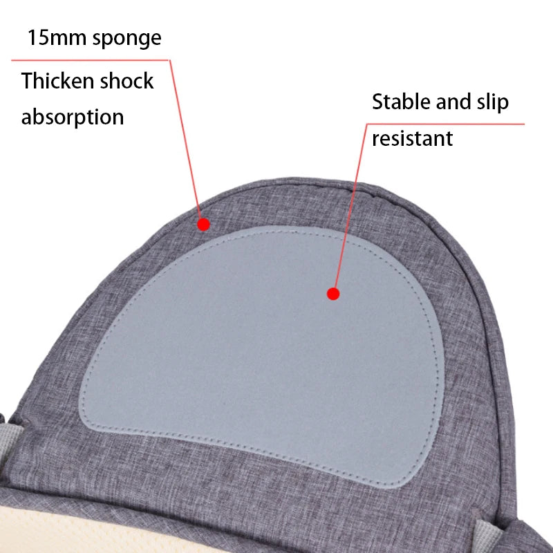 Gabezyy: Ergonomic Baby Carrier with Waist Stool & Support