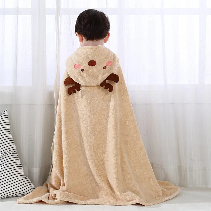 Bubbli: Snuggly Hooded Towel (Cloak) for Babies and Toddlers