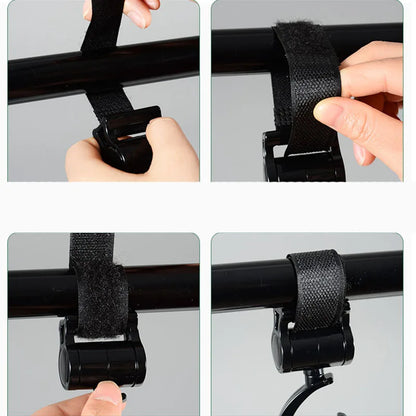 Mook: Sleek, All-Black Stroller Hook for Modern Parents