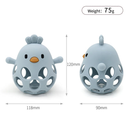 Chickly: Adorable Chicken-Shaped Teething Rattle for Soothing and Playful Fun