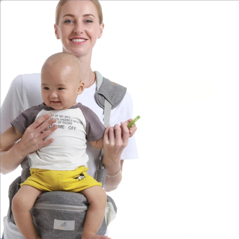 Gabezyy: Ergonomic Baby Carrier with Waist Stool & Support