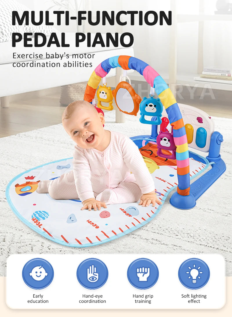 Crawlio : Luxurious Baby Playmat for Tummy Time, Sitting, and Skill Development