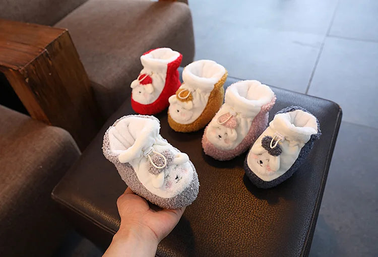 Sanrizz: Adorable Sanrio-Inspired Baby Winter Boots with Straps