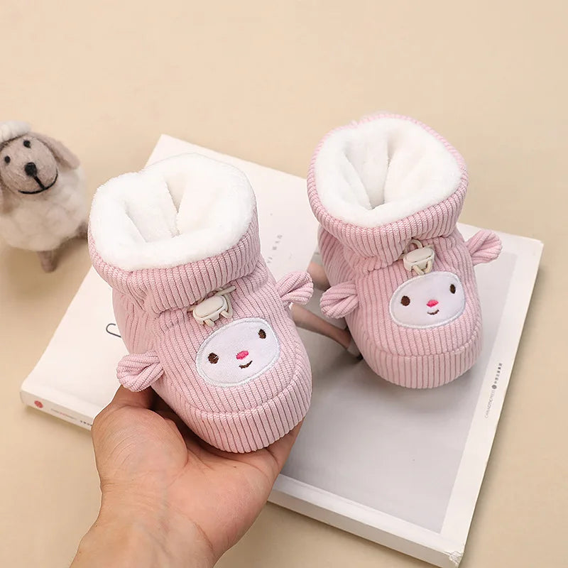 Sanrizz: Adorable Sanrio-Inspired Baby Winter Boots with Straps