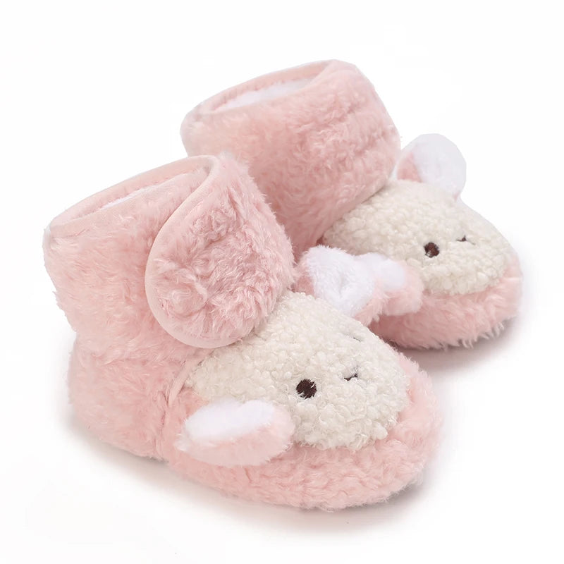 Woudz: Adorable and Cozy Baby Winter Boots with Animal Patch