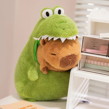 CappieFroakie: Adorable Capybara and Frog Plush Duo