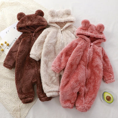 Bearry: Adorable, Cozy Rompers with Hooded Ear Detail