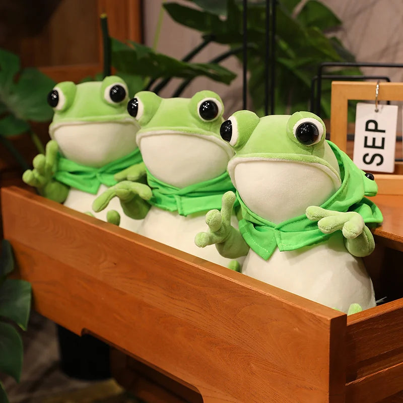 Froggie: Comforting Frog Plush for Growing Toddlers