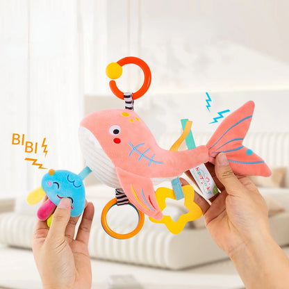 Hangoo: Animal-Themed Hanging Sensory Toy for Baby Stimulation