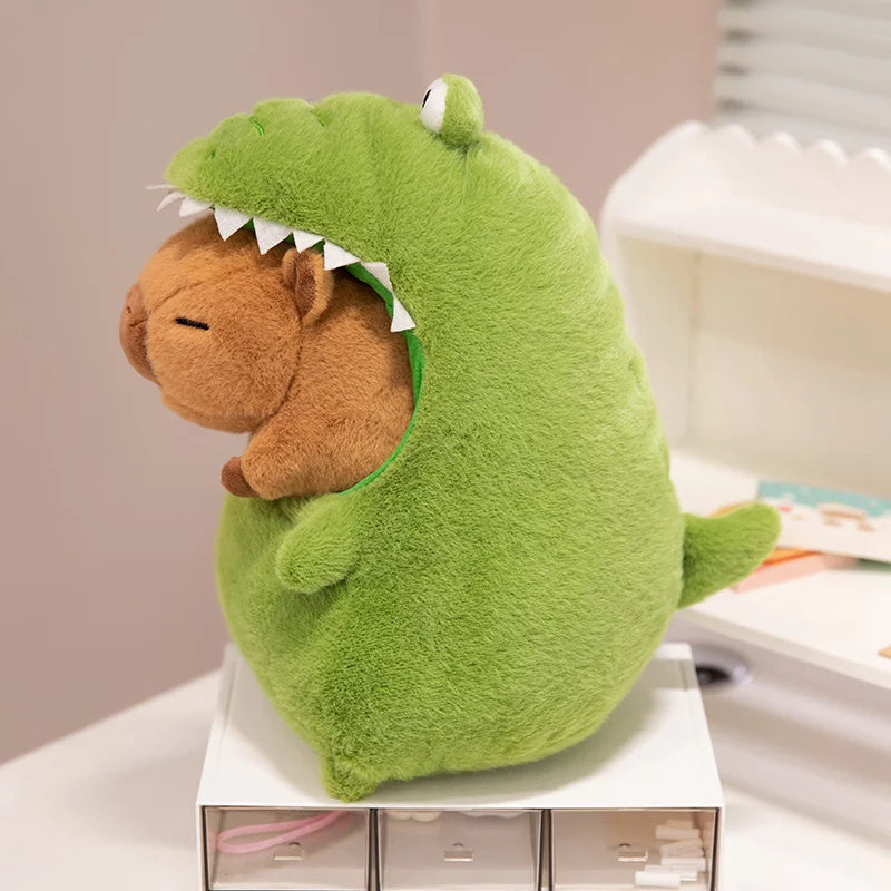 CappieFroakie: Adorable Capybara and Frog Plush Duo