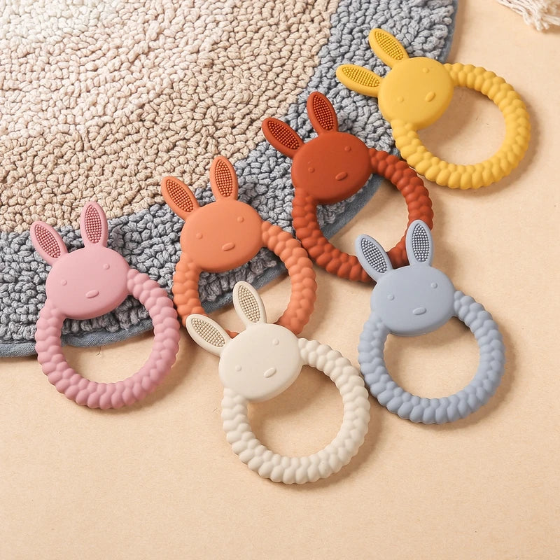 Bunny & Panda: Safe, Soothing, and Playful Teething Toy for Happy Babies