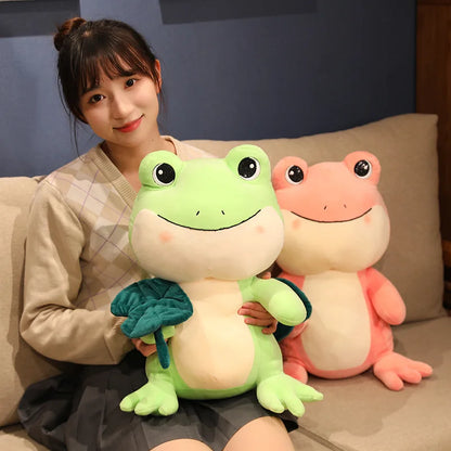 Lympo: Comforting Frog Plush for Growing Toddlers