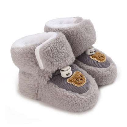 Woudz: Adorable and Cozy Baby Winter Boots with Animal Patch