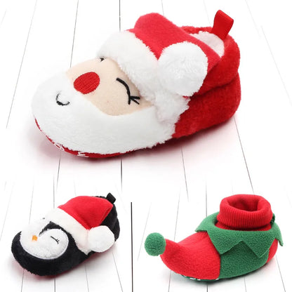 XmasFeet: Adorable and Cozy Christmas-Themed Baby Winter Shoes