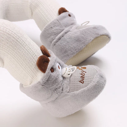 Woudz: Adorable and Cozy Baby Winter Boots with Animal Patch