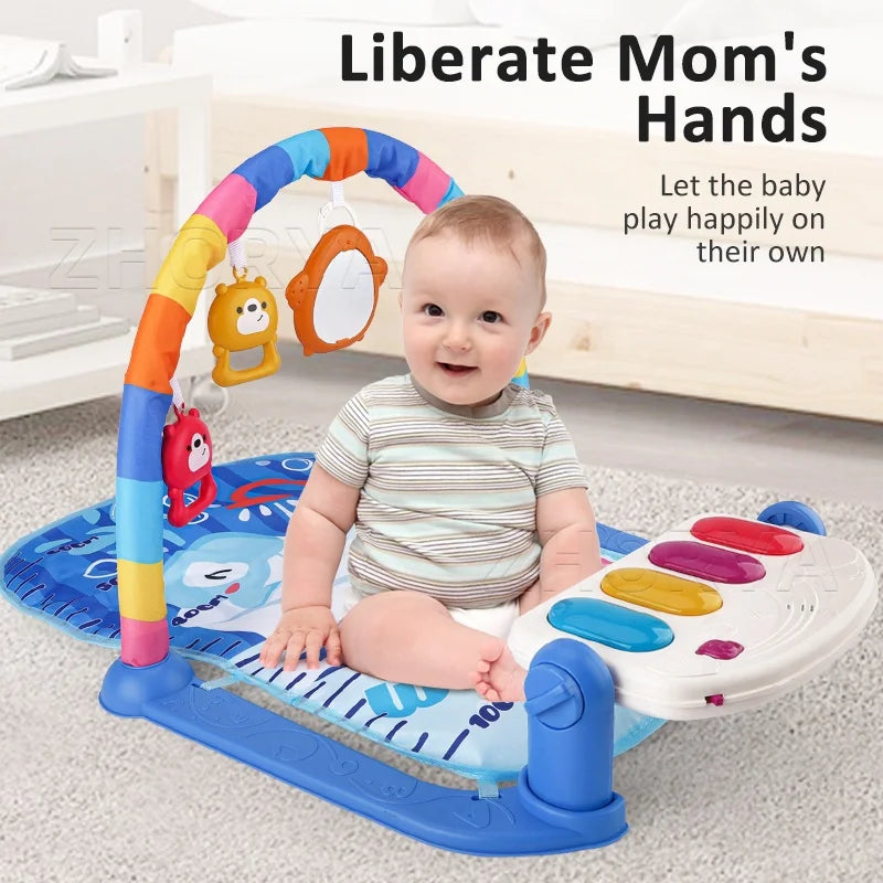 Crawlio : Luxurious Baby Playmat for Tummy Time, Sitting, and Skill Development