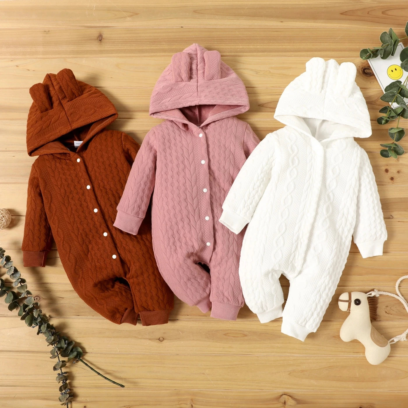 Knittle: Cozy Knit-Style Rompers for Snuggly Comfort