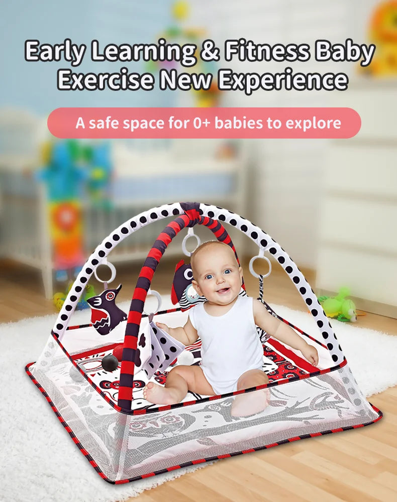 CogniKid: Square Playmat with Safety Net for Baby’s Growth and Development