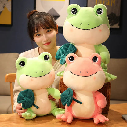 Lympo: Comforting Frog Plush for Growing Toddlers