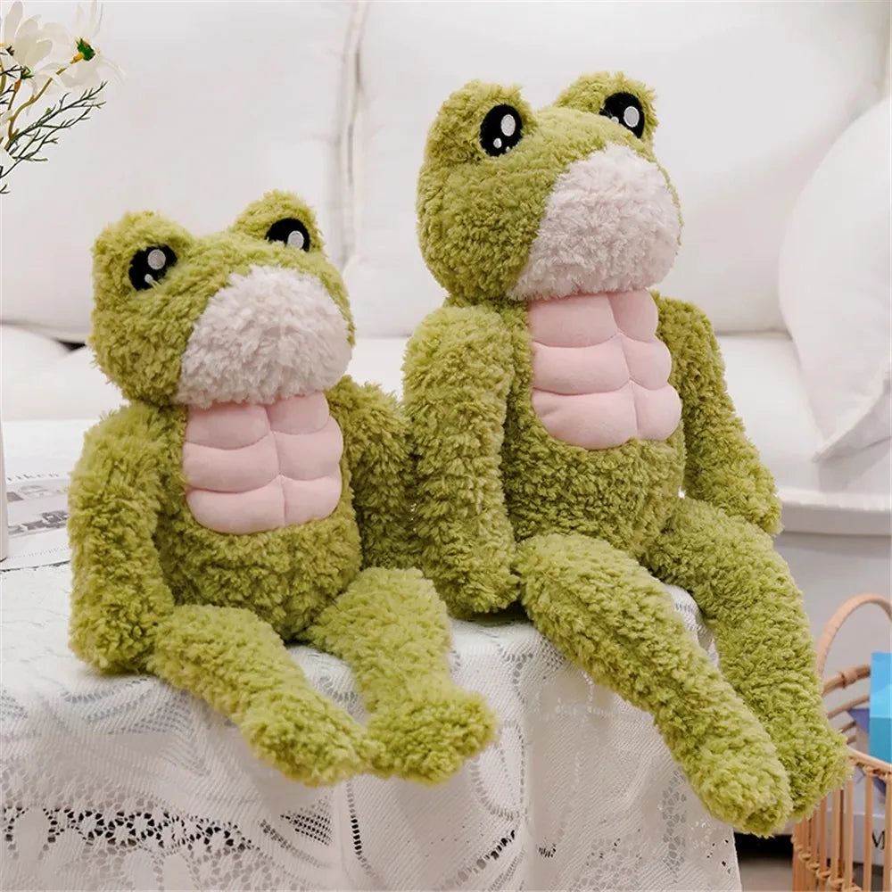 Croaki: Playful Frog with Muscle Plush for Happy Baby Smiles