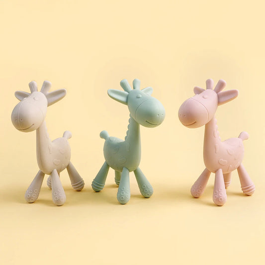 Gyraffy: Adorable Giraffe-Shaped Teething Toy for Soothing Relief and Playful Fun