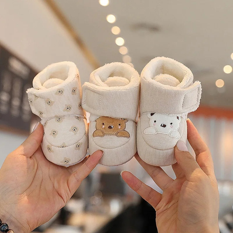 Woudz: Adorable and Cozy Baby Winter Boots with Animal Patch