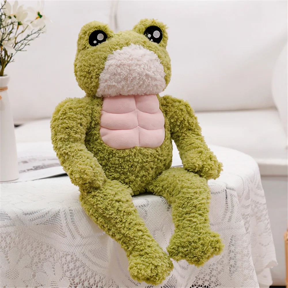 Croaki: Playful Frog with Muscle Plush for Happy Baby Smiles